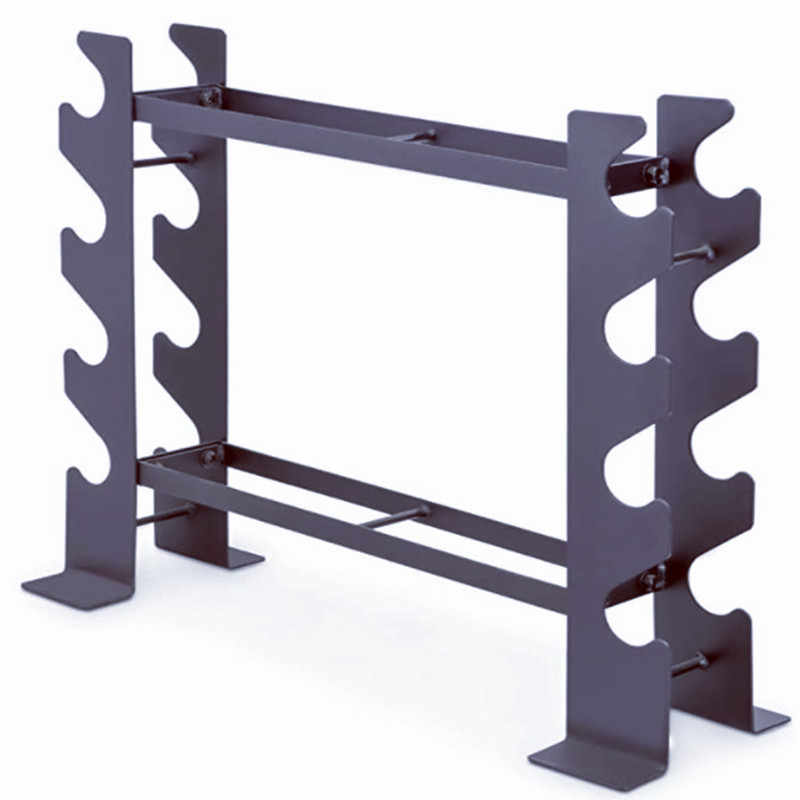 Dumbbell Rack Stand Justerbar Hex Dumbbell Rack Stand Vektløfting Fitness Rack Stand